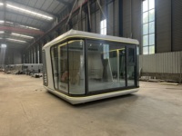 Capsule spatiale de luxe, chambre mobile, pod de couchage, maison conteneur modulaire préfabriquée, mini-maisons prêtes à être expédiées pour chambre à coucher, bureau, bâtiment