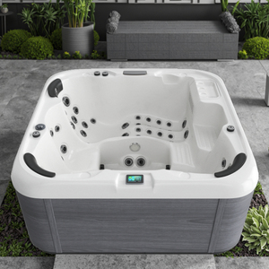 Hot Tube Piscine Spa Extérieure pour 6 Personnes avec Fonction de Massage Moderne pour Jacuzzi pour Hôtels Villas Intérieur et Jardin - Product Image 2