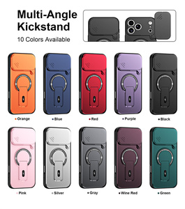 Funda para Teléfono Samsung Galaxy S26 Ultra/S26+/S25 FE, Protección de Lente de Alta Calidad, Soporte Resistente, Carga Inalámbrica Magnética - Product Image 1