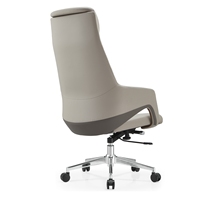 Chaise moderne de réunion de bureau en cuir blanc Mobilier modulaire bon marché Mobil pour visiteurs à vendre en maille PU et métal