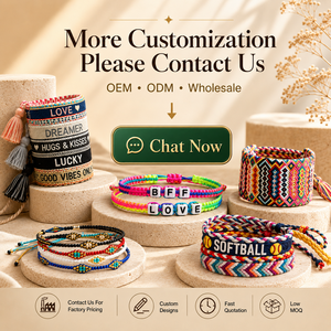 Çapraz İnci Charm Bileklik Makrome Sürgülü Düğüm Kadınlar için Boho Plaj Stili El Yapımı Moda Bileklik Bohem Örgülü Bileklik - Product Image 6