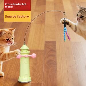 Fabricante de Artículos para <span class=keywords><strong>Mascotas</strong></span>, Venta al por Mayor, Nuevo Juguete Giratorio para Gatos con Ventosa en Forma de Faro, Modelo DT-01 - Product Image 3