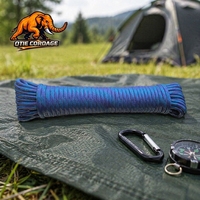Paracord 550 Nylon/Polyester 100m/rouleau - Utilisation multi-scènes : survie, tactique, bricolage, camping, sauvetage, fabrication de bracelets