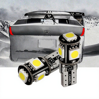 Lagerverkauf 24V 1W Fehlerfreie 194 T10 168 W5W LED-Glühbirne 5050 5SMD Canbus Naturweiß für Karten- und Innenraumbeleuchtung