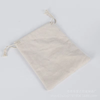 Offre spéciale Sac à cordon en coton biologique écologique avec logo personnalisé Vente en gros Pochette d'emballage cadeau en mousseline de lin Vintage Lady Fashion Style