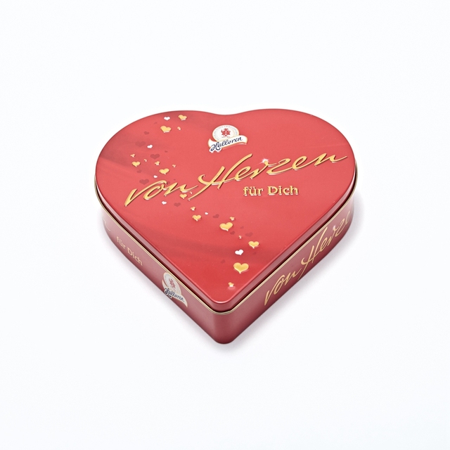 New Style Decorative Gift Chocolate Packing Metal Heart Shape Candy Tin Box