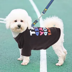 New Pet Casual Wear Cat And Dog Clothing Summer Fashion Breathable Letter Printed Home Clothes