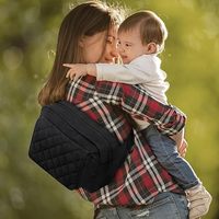 Sac à langer en nylon de petite taille pour bébé fille et garçon, sac messager chic à bandoulière avec matelas à langer portable