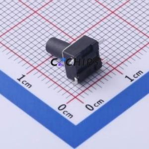 TS-1002S-AR09526 Tactile Switch SMD,6x6mm Switch Single Pole Single Throw Round Button 2.6N Vertical Mount - Product Image 2