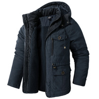 Veste de Moto en Cuir pour Homme, Tissu d'Hiver pour Homme, Vêtements Thermiques Imperméables, Chauffage de Chasse