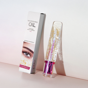 Iconsign Serum alis alami 24k, minyak bulu mata Foil emas, menutrisi bulu mata, Pelembab, Serum, menaikkan alis, perawatan setelah perawatan