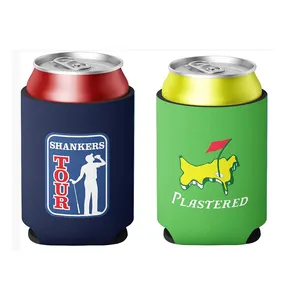 Factory Manufacture Neoprene Sublimation Beer Coozy Can Stubby Cooler Holder With Logo Printing