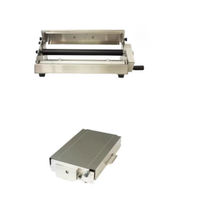 Sfogliatrice per <span class=keywords><strong>Pasta</strong></span> in Acciaio Inossidabile, Macchina Pieghevole per Impasto da Banco con Componenti Centrali a Cuscinetti, 10 Pezzi/Min, Manuale - Product Image 6