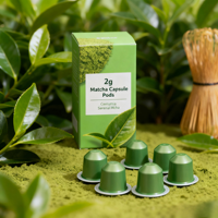 Collagène Matcha à Marque Privée Personnalisée 100g/sachet Poudre de Thé Vert Collagène/Protéine Poudre de Matcha