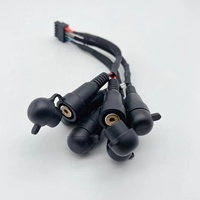 Haute qualité paire torsadée câble Audio automatique RCA haut-parleur Aux voiture stéréo Hifi USB boîte à fusibles moniteur Microphone stéréo faisceau de câblage