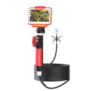 Novo portátil 4.30 polegadas 2MP endoscópio câmera videoscópio articulando industrial borescope cobra inspeção câmera