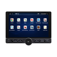 10.1 pouces rotatif 1 Din 4 + 64GB autoradio stéréo pour universel Android 12 stéréo vidéo multimédia lecteur Dvd de voiture