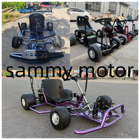 Kart de drift commercial mini 48V2000W électrique 125CC, véhicule tout-terrain à essence