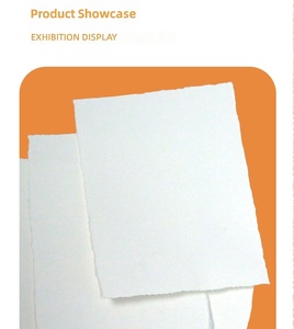 กระดาษวาดภาพสีน้ำขอบดิบ 300 แกรม ผลิตจากเยื่อฝ้าย 100% แบบ Cold Pressed สำหรับงานสีน้ำ ขายส่งอุปกรณ์ศิลปะ - Product Image 2