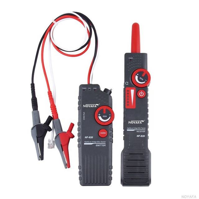 Noyafa NF-820 Strong signal Wire Tracer Underground Telephone Line Detector Polarity Testing Sensitivity Adjustment Fiber Optic