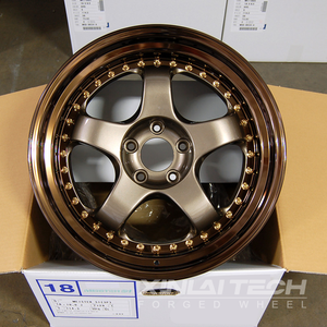 ล้อฟอร์จ XINLAI สีดำโครเมียมแบบเปิดซี่ลวดลายดิสลึก 2 ชิ้น ขนาด 26 นิ้ว 5x120 5x112 สำหรับการประกอบชุดสมรรถนะสูงแบบดิสลึก - Product Image 3