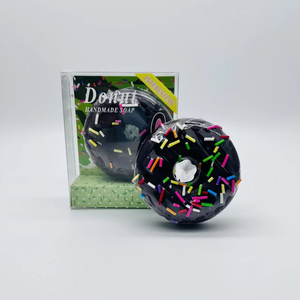 Mơ Mộng Donut Handmade Xà Phòng Ca CAO Đen Quyến Rũ Xà Phòng Vòng Chống Vi Khuẩn Xà Phòng Đối Với Trang Chủ & Trở <span class=keywords><strong>L</strong></span>ại Trường Học - Product Image 1