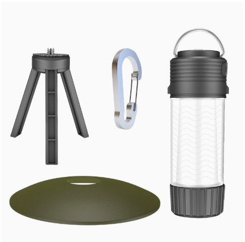 Long Runtime LED Camping Lantern with Magnetic Base Pocket Size Hanging Emergency Light for Camping Fishing