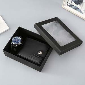 Set de Regalo Ejecutivo para Hombre, para Novio o Esposo, con Cartera, Reloj y Cinturón, en Caja de Regalo para Navidad o San Valentín - Product Image 1