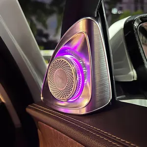 W213 4D LED Rotating Tweeter Speaker 64 Colors Ambient Light For Mercedes E-class W213 Speakers