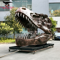 Zigong-figuras de dinosaurios de China, esqueleto de dinosaurio, estatuas t-rex