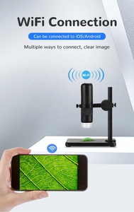 무선 전자 현미경 1600배율 미니 포켓형 휴대용 WiFi LCD 디스플레이 1280x720 해상도 산업 검사용 - Product Image 4