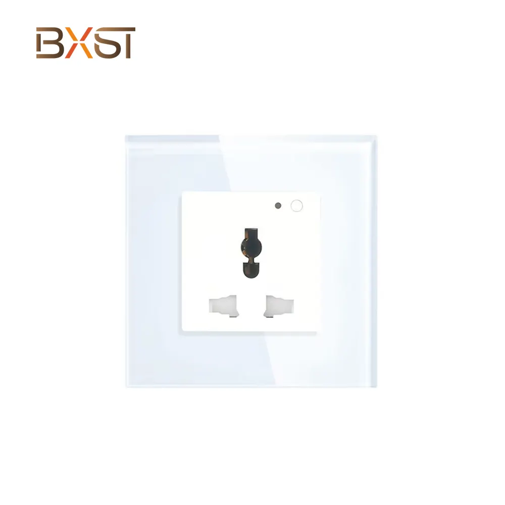 BXST Электрический 1 Gang переключатель 86 типа Wi-Fi переключатель Wi-Fi Универсальный один разъем 13A