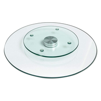 30-60 cm gehärtetes Glas Rotierendes Lazy Susan Turntable Plate Sicherheits glas