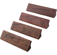 Poignées de porte d'armoire en bois, boutons de tiroir en bois de hêtre, poignée d'armoire de cuisine solide, traction en bois