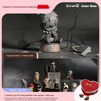 POPMART Hirono Reshape Series Blind Box - Оригинальный набор из 9 запечатанных коробок, художественная дизайнерская коллекционная игрушка для оптовой продажи