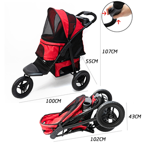 Fabricant de <span class=keywords><strong>poussette</strong></span> portable et pliante pour animaux de compagnie en gros <span class=keywords><strong>poussette</strong></span> pour <span class=keywords><strong>chien</strong></span> et chat - Product Image 4