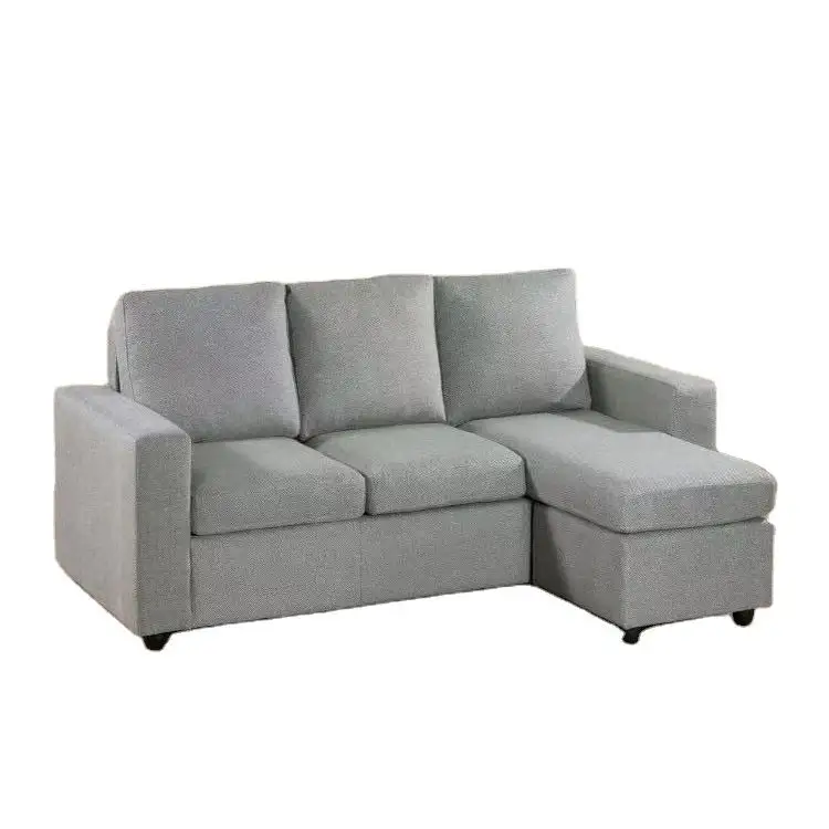Moderno Simples Boa Qualidade Sala sofás Lounge sofá conjunto Mobiliário Seccional L em forma de Tecido Sofá