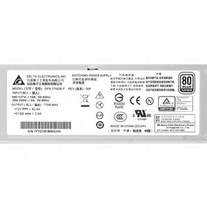 แหล่งจ่ายไฟ QNAP DPS-770GB 770W 80 Plus สีเงินสำหรับตกแต่ง TS-EC2480U ใหม่ - Product Image 4
