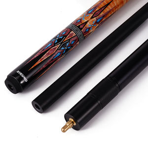 Taco de billar estándar de fibra de carbono <span class=keywords><strong>Real</strong></span>, estructura de dos piezas de 58 pulgadas, interfaz de acero inoxidable con punta de 11,5mm y 12,5mm - Product Image 6