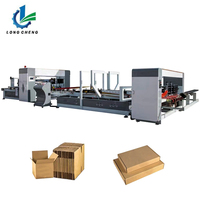 Machine à plier, coller et piquer le carton ondulé pour les plieuses-colleuses et les piqueuses de boîtes en carton