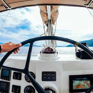Ocker Switch Aluminum Panel 3 Gang Toggle Switches Dash 5 Pin ON/Off 2 LED Backlit für Boat Car Marine Blue - Product Image 4