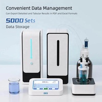 Titrateur Potentiométrique Automatique de Laboratoire Haute Précision, Titration Multi-Méthodes, Testeur de Qualité de l'Eau PH ORP Temp Chlorure Ion