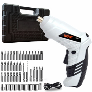 Mini tournevis électrique pliable sans fil, perceuse à main avec batterie au lithium, perceuse-visseuse à batterie - Product Image 4
