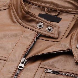 2026 New Design Genuine Leather <b>Jacket</b> for <b>Men</b> Leather Material Full Sleeves Street Wear Professional Leather <b>Jacket</b> - Product Image 4