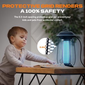 2025 Thiết Kế Mới Điện 4200V Trong Nhà Bug Zapper Biểu Tượng Tùy Chỉnh Muỗi Killer Cho Trái Cây Ruồi Và Bướm Đêm - Product Image 5