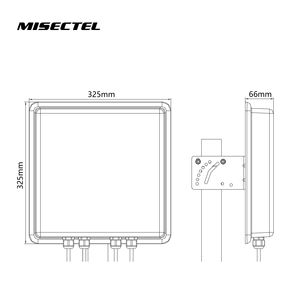 MISECTEL عالمي شائع 5G هوائي خارجي متعدد الموجات 4x4 لوحة MIMO اتجاهي مكاسب عالية IP66 إنترنت منزلي - Product Image 6