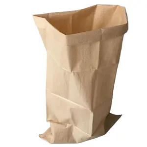 पीपी प्लास्टिक पैकेजिंग पाली बुना 25 kg 50 kg चावल मकई फ़ीड दुराचार बैग और सबसे अच्छी कीमत के साथ बोरी
