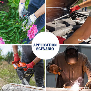 قفازات عامل غير قابلة للإنزلاق مطلية بالنتريل وقطع الزيت للسيارات - Product Image 5