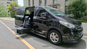 Asiento de Coche Deportivo Tengyun S5B de Cuero PU para Alphard/Sprinter Van, para Usuarios con Discapacidad, con Funciones Giratorias Programables - Product Image 1