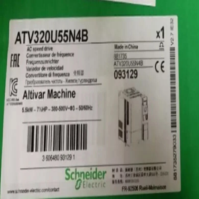 New and in Stock ATV320U55N4B New Variable Frequency Drive in STOKs Ship Free by UPS  PLC,& PAC Supplier
